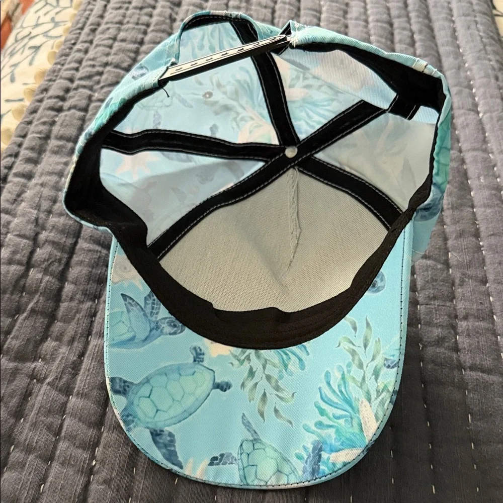 SHEIN Blue Turtle Print Cap - Picture 4 of 7